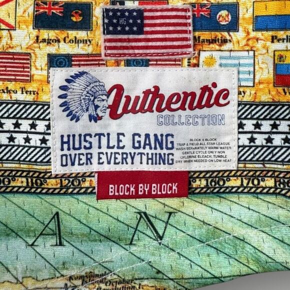 Hustle Gang Map Jersey Tank Top #32 Authentic Collection Size M - Picture 6 of 6